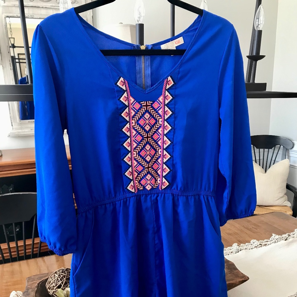 Beautiful blue romper from Dillards